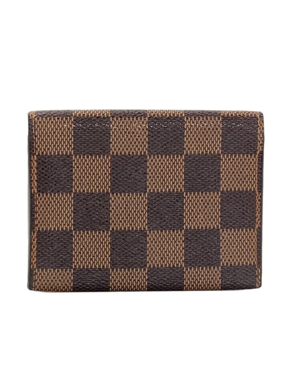Louis Vuitton Envelope Business Card Holder Case Damier Canvas